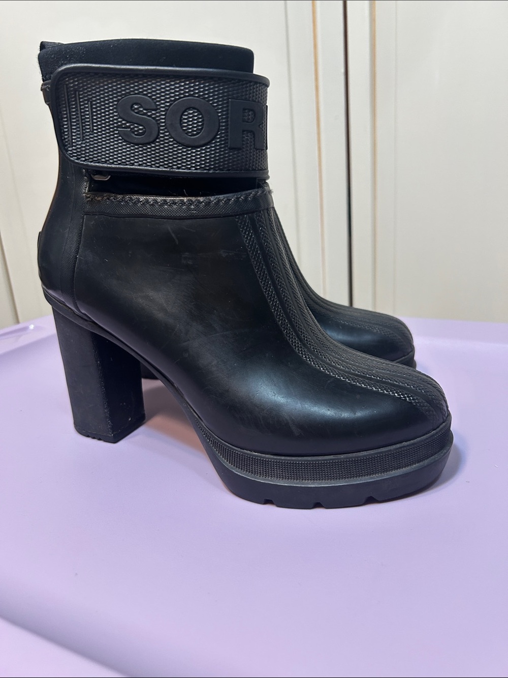 Sorel Heeled Rain Boot